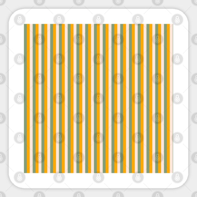 Vertical Stripes Gold Orange Pink Green Sticker by Sandra Hutter Designs